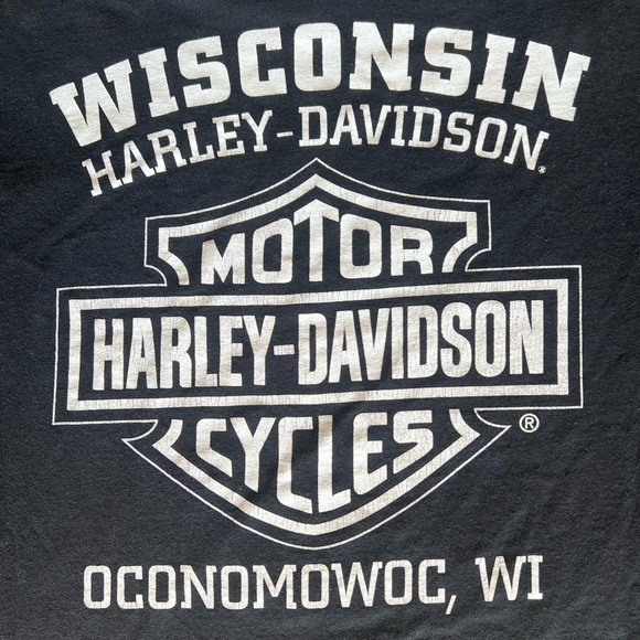 🌟SOLD🌟Harley Davidson Knucklehead Graphic Tee - Picture 4 of 5
